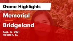 Memorial  vs Bridgeland Game Highlights - Aug. 17, 2021