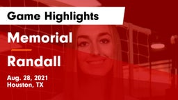 Memorial  vs Randall  Game Highlights - Aug. 28, 2021
