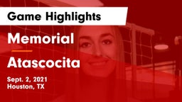 Memorial  vs Atascocita  Game Highlights - Sept. 2, 2021