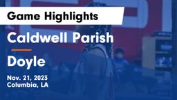 Caldwell Parish  vs Doyle  Game Highlights - Nov. 21, 2023