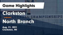 Clarkston  vs North Branch Game Highlights - Aug. 21, 2021