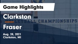Clarkston  vs Fraser  Game Highlights - Aug. 28, 2021