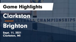 Clarkston  vs Brighton  Game Highlights - Sept. 11, 2021