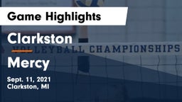 Clarkston  vs Mercy   Game Highlights - Sept. 11, 2021
