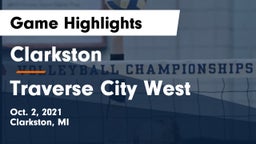 Clarkston  vs Traverse City West  Game Highlights - Oct. 2, 2021