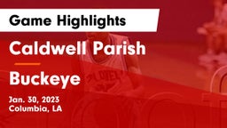 Caldwell Parish  vs Buckeye  Game Highlights - Jan. 30, 2023