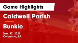 Caldwell Parish  vs Bunkie  Game Highlights - Jan. 17, 2023