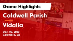 Caldwell Parish  vs Vidalia  Game Highlights - Dec. 20, 2022
