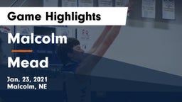 Malcolm  vs Mead  Game Highlights - Jan. 23, 2021