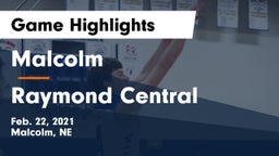 Malcolm  vs Raymond Central  Game Highlights - Feb. 22, 2021