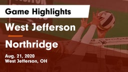 West Jefferson  vs Northridge  Game Highlights - Aug. 21, 2020