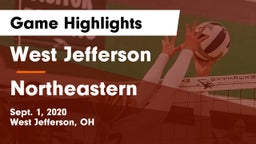 West Jefferson  vs Northeastern  Game Highlights - Sept. 1, 2020