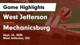 West Jefferson  vs Mechanicsburg  Game Highlights - Sept. 26, 2020
