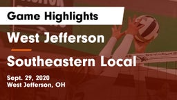 West Jefferson  vs Southeastern Local  Game Highlights - Sept. 29, 2020