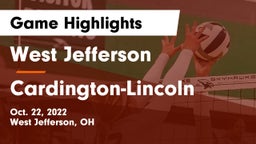 West Jefferson  vs Cardington-Lincoln  Game Highlights - Oct. 22, 2022