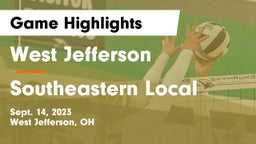 West Jefferson  vs Southeastern Local  Game Highlights - Sept. 14, 2023
