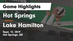 Hot Springs  vs Lake Hamilton  Game Highlights - Sept. 12, 2019