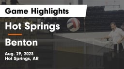 Hot Springs  vs Benton  Game Highlights - Aug. 29, 2023