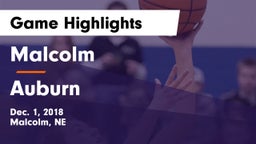 Malcolm  vs Auburn  Game Highlights - Dec. 1, 2018