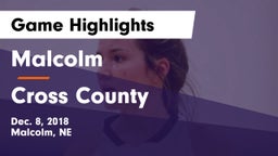 Malcolm  vs Cross County  Game Highlights - Dec. 8, 2018