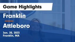 Franklin  vs Attleboro  Game Highlights - Jan. 20, 2023