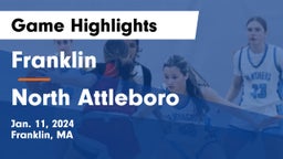 Franklin  vs North Attleboro  Game Highlights - Jan. 11, 2024