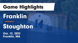 Franklin  vs Stoughton  Game Highlights - Oct. 12, 2022