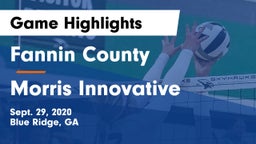 Fannin County  vs Morris Innovative Game Highlights - Sept. 29, 2020