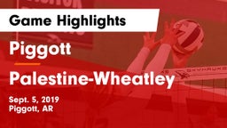 Piggott  vs Palestine-Wheatley  Game Highlights - Sept. 5, 2019