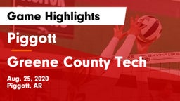 Piggott  vs Greene County Tech  Game Highlights - Aug. 25, 2020