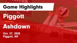 Piggott  vs Ashdown  Game Highlights - Oct. 27, 2020