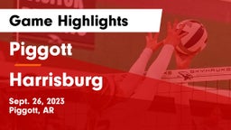 Piggott  vs Harrisburg  Game Highlights - Sept. 26, 2023