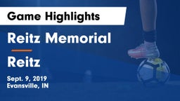 Reitz Memorial  vs Reitz  Game Highlights - Sept. 9, 2019