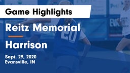 Reitz Memorial  vs Harrison  Game Highlights - Sept. 29, 2020