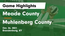 Meade County  vs Muhlenberg County  Game Highlights - Oct. 26, 2021
