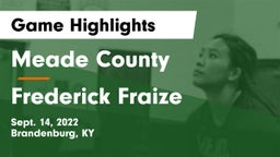 Meade County  vs Frederick Fraize Game Highlights - Sept. 14, 2022