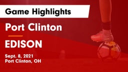 Port Clinton  vs EDISON Game Highlights - Sept. 8, 2021