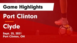 Port Clinton  vs Clyde  Game Highlights - Sept. 25, 2021