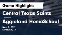 Central Texas Saints vs Aggieland HomeSchool Game Highlights - Nov. 8, 2019