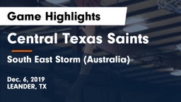 Central Texas Saints vs  South East Storm (Australia) Game Highlights - Dec. 6, 2019
