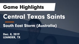 Central Texas Saints vs South East Storm (Australia) Game Highlights - Dec. 8, 2019