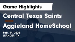 Central Texas Saints vs Aggieland HomeSchool Game Highlights - Feb. 14, 2020