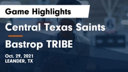 Central Texas Saints vs Bastrop TRIBE Game Highlights - Oct. 29, 2021