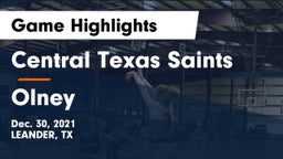 Central Texas Saints vs Olney  Game Highlights - Dec. 30, 2021