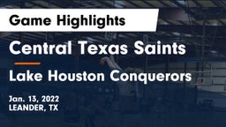 Central Texas Saints vs Lake Houston Conquerors Game Highlights - Jan. 13, 2022