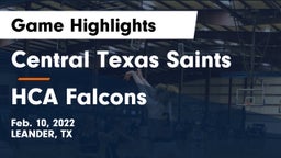 Central Texas Saints vs HCA Falcons Game Highlights - Feb. 10, 2022