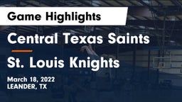 Central Texas Saints vs St. Louis Knights Game Highlights - March 18, 2022