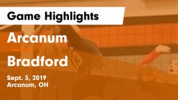 Arcanum  vs Bradford  Game Highlights - Sept. 3, 2019