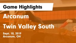 Arcanum  vs Twin Valley South  Game Highlights - Sept. 10, 2019