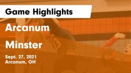 Arcanum  vs Minster  Game Highlights - Sept. 27, 2021